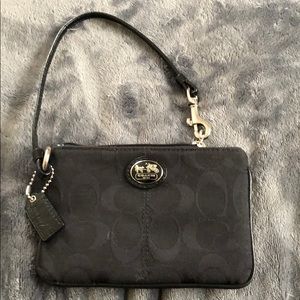 small Coach wristlet